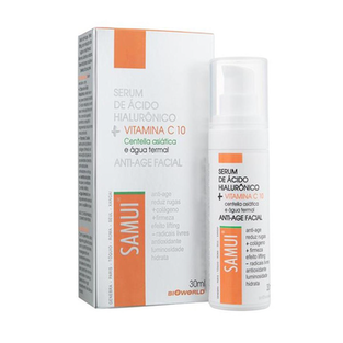 Sérum Ácido Hialurônico Samui Anti-Idade Facial + Vit C Centella Asiática Água Termal 30Ml