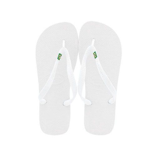 Sandalias Havaianas - Brasil Branco 41/42