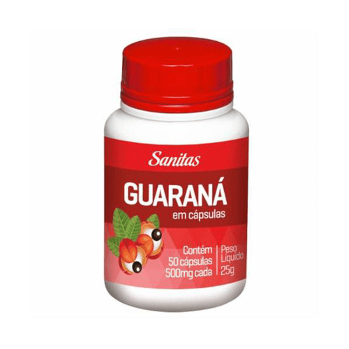 Sanitas - Complemento Guarana 50 Capsulas