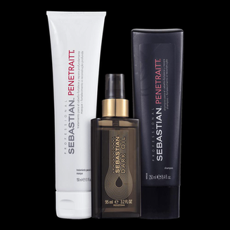 Imagem do produto Sebastian Kit Penetraitt Sha 250Ml + Mask150ml + Dark Oil 95Ml