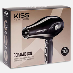 Imagem do produto Secador De Cabelo Ceramic Ion 1900W 110V Kiss Jato Ar Frio Kiss New York