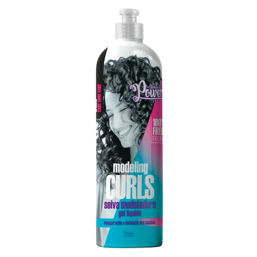 Seiva Modeladora Gel Liquido Soul Power Modeling Curls 315Ml