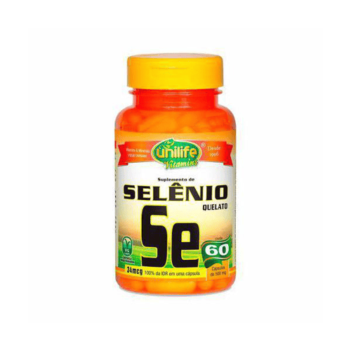 Imagem do produto Selênio Quelato Se Unilife 60 Cápsulas De 500Mg
