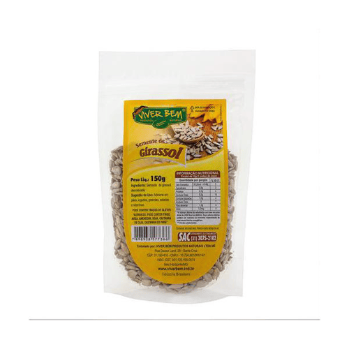 Imagem do produto Semente De Girassol Viver Bem Com 150G