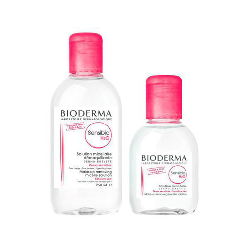 Kit Água Micelar Dermatológica Calmante Bioderma Sensibio H2o 250Ml + 100Ml