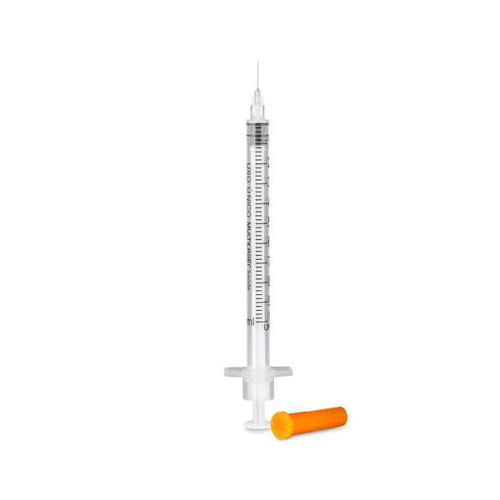 Imagem do produto Seringa De Insulina 1Ml Com Agulha Cx Com 100 Unidades Multilaser Saúde Hc459