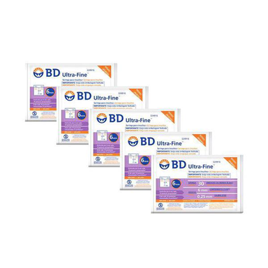 Imagem do produto Seringa De Insulina Bd Ultrafine 30U 6Mm C 10 Unidades Leve 5 Pague 4
