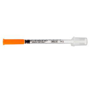 Seringa de Insulina com Agulha Fixa 100UI Sol-M 1ml 30G 8 x 0,3mm com 1 Unidade