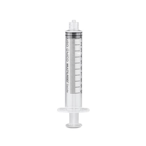 Seringa Luer Lock Multilaser 10ml Sem Agulha Hc453 - 1 Unidade