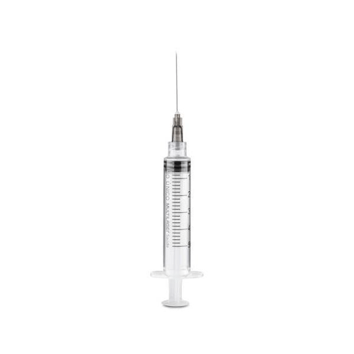 Seringa Luer Lok Multilaser 5ml 100 Unidades Com Agulha Fixa 30mm Hc447
