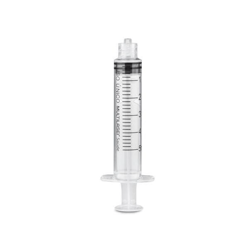 Seringa Luer Lock 5Ml Sem Agulha Cx Com 100Un Multilaser Saúde Hc449
