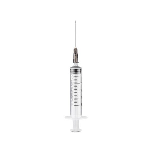 Seringa Luer Lok Multilaser 5ml 100 Unidades Com Agulha Fixa 30mm Hc448
