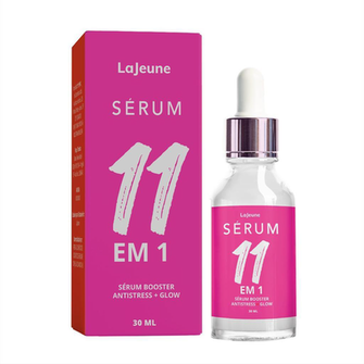 Imagem do produto Sérum Booster 11 Em 1 Antistress + Glow Blend Facial Com 11 Ativos + Vitamina C E E+Niacinamida +Rosa Mosqueta+Ácido F Lajeune