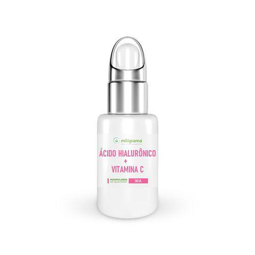 Sérum De Ácido Hialurônico Com Vitamina C 30Ml