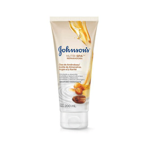 Imagem do produto Sérum Deo Hidratante Corporal Johnson's Amendoas, Argan E Karité Johnson & Johnson 200Ml