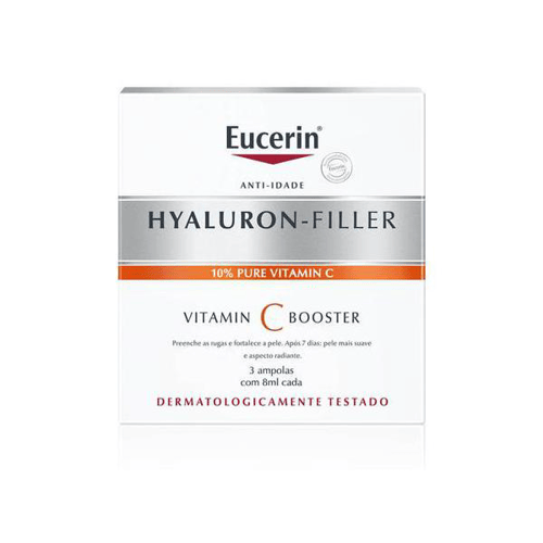Imagem do produto Creme Facial Anti-Idade Eucerin Hyaluron-Filler Vitamina C Booster 8Ml 3 Unidades