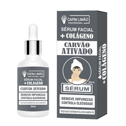 Imagem do produto Sérum Facial Capim Limão Carvão Ativado 30Ml