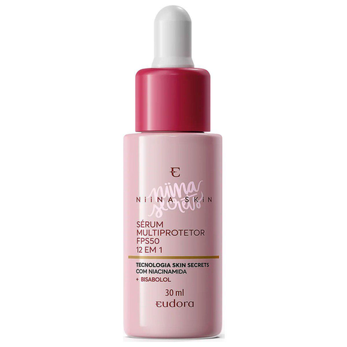 Imagem do produto Sérum Facial Multiprotetor Niina Skin 12 Em 1 Fps50 30Ml Niina Secrets By Eudora 30Ml