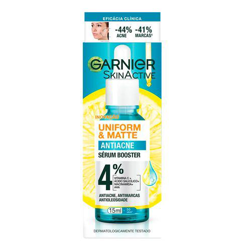 Imagem do produto Sérum Garnier Skinactive Uniform Matte Booster Antiacne 15Ml