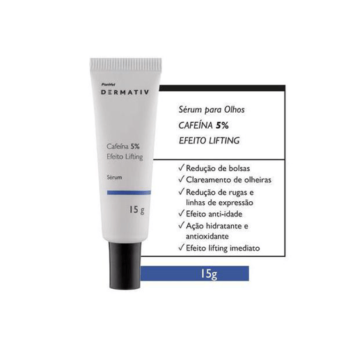 Imagem do produto Serum Olhos Cafeina Panvel Dermativ 15Ml