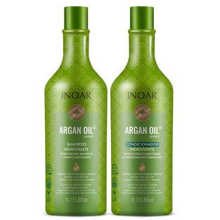 Kit Shampoo + Condicionador Argan Oil System Inoar 1 Litro