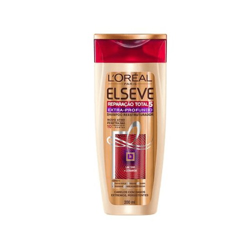 Imagem do produto Shampoo Elseve Reparação Total 5 Extra Profundo 200Ml