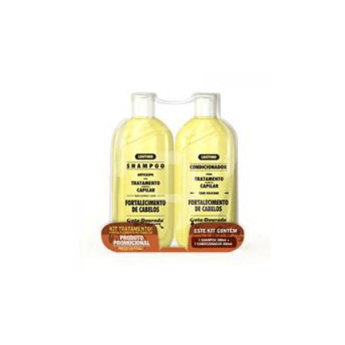 Imagem do produto Kit Shampoo Gota Dourada Combate A Queda 300Ml + Condicionador 300Ml