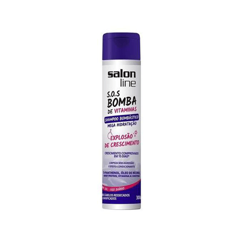 Imagem do produto Shampoo Salon Line Sos Bombástico Mega Hidra 300Ml