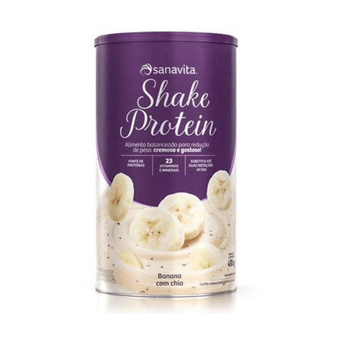 Imagem do produto Shake Protein Sanavita Banana E Chia 450G