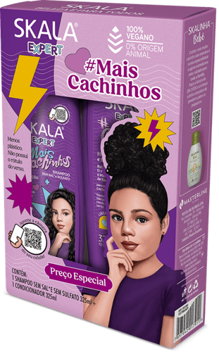 Imagem do produto Shampo + Condicionador Skala Kids Mais Cachinhos 325Ml