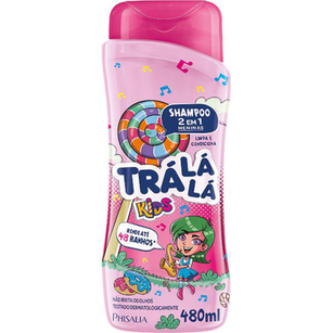 Shampoo 2 Em 1 Meninas Trá Lá Kids 480Ml