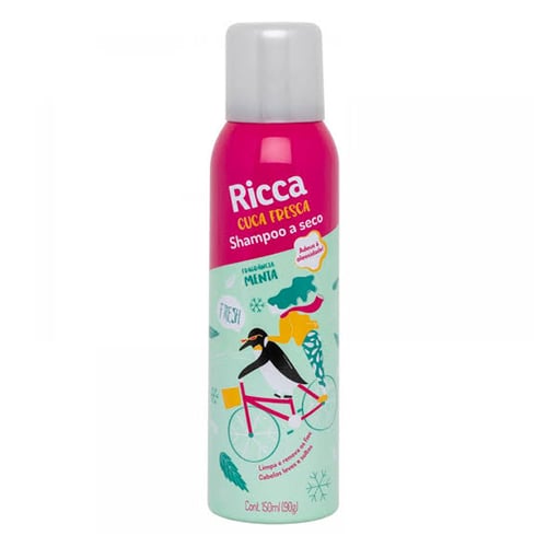 Imagem do produto Shampoo A Seco Ricca Cuca Fresca Menta 150Ml