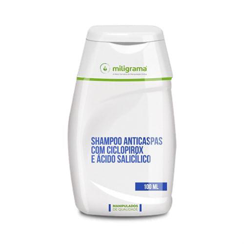 Imagem do produto Shampoo Anticaspa Com Ciclopirox E Ácido Salicílico 100Ml