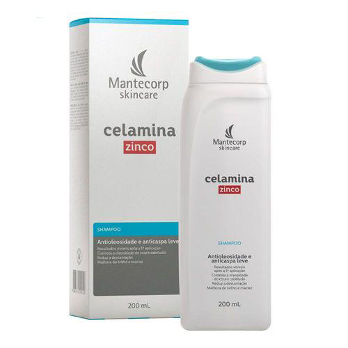 Imagem do produto Shampoo Antioleosidade E Anticaspa Celamina Zinco 200Ml Panvel Farmácias