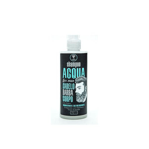 Imagem do produto Shampoo Cabelo E Barba Organica Acqua For Men 250Ml
