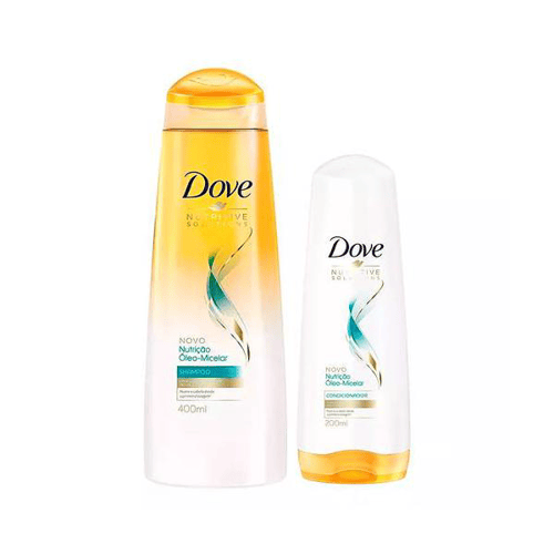 Shampoo + Condicionador Dove Nutrição Óleo Micelar 400Ml+200Ml