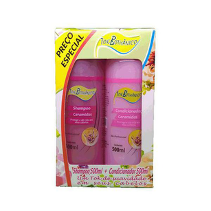 Shampoo + Condicionador Tok Bothanico Ceramidas Com 500 Ml Cada