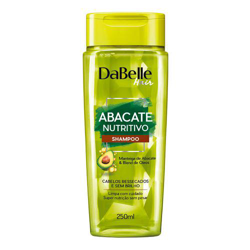 Shampoo Dabelle Abacate Nutritivo Cabelos Ressecados 250Ml