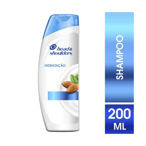 Shampoo De Cuidados Com A Raiz Head & Shoulders Hidratação Com Óleo De Amêndoas 200Ml