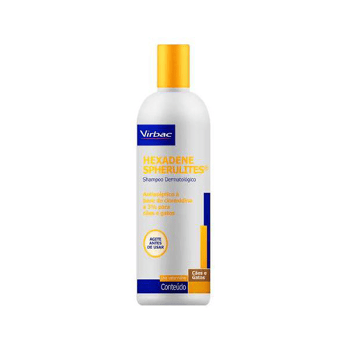 Imagem do produto Shampoo Dermatológico Hexadene Spherulites Para Cães E Gatos 500Ml