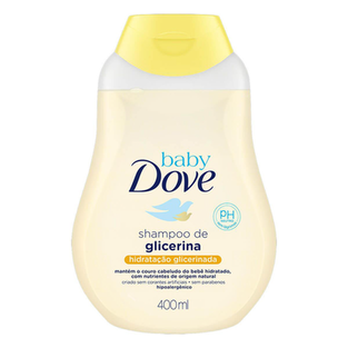 Shampoo Dove Baby Hidratação Glicerinada Baby Dove 400Ml