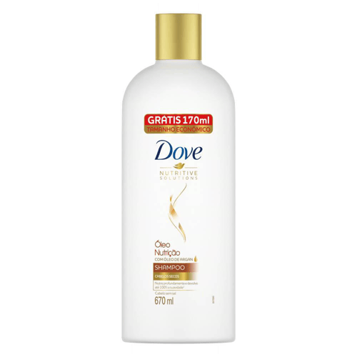 Shampoo Dove Óleo Nutritive Solutions Com 670 Ml