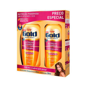 Shampoo E Condicionador Niely Gold Nutrição Poderosa