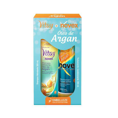 Shampoo E Condicionador Novex Revitay Óleo De Argan 250 Ml