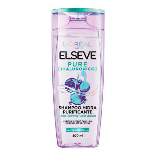 Shampoo Elseve Pure Hialurônico 400Ml 400Ml