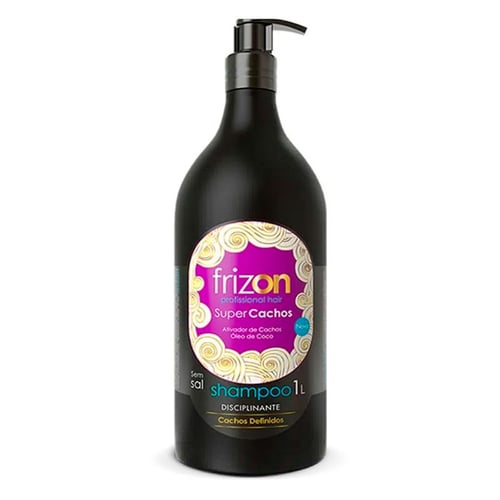 Imagem do produto Shampoo Frizon Disciplinante Cabelos Cacheados 1L