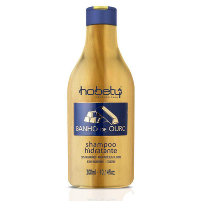 Shampoo Hidratante Banho De Ouro Hobety 300Ml