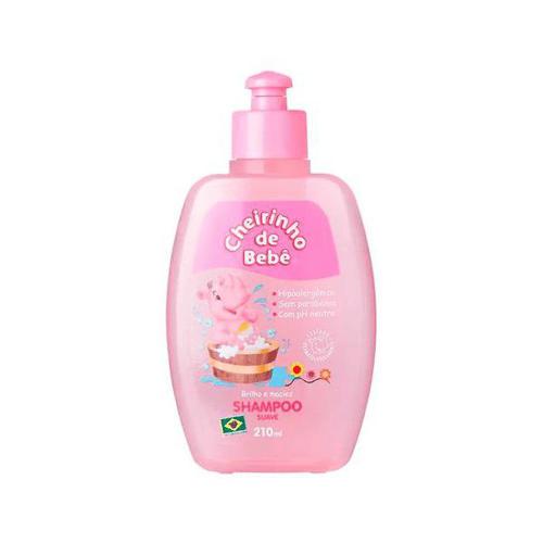 Imagem do produto Shampoo - Infantil Cheirinho De Bebê Rosa 210Ml
