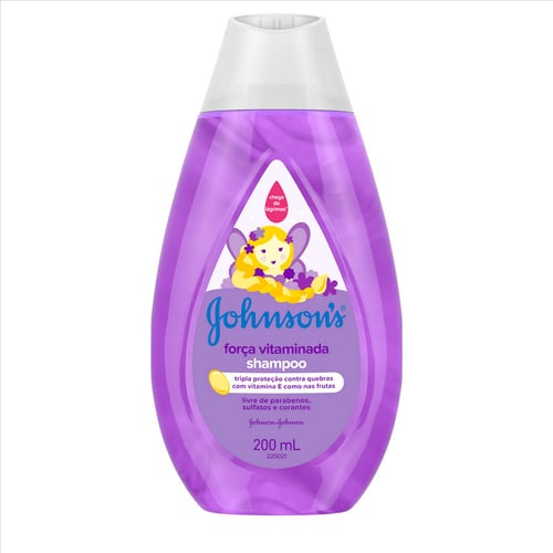 Shampoo Johnson's Força Vitaminada 200Ml