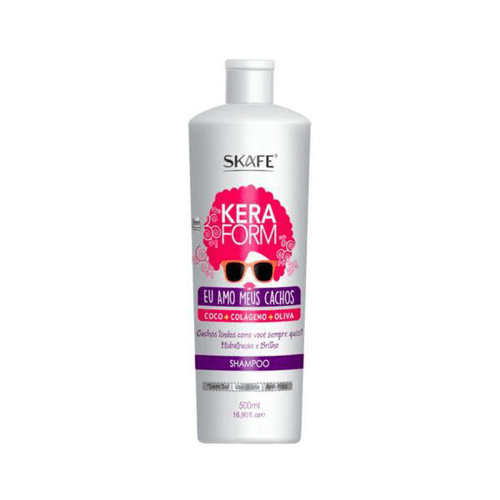 Imagem do produto Shampoo Keraform Eu Amo Meus Cachos 500Ml Skafe